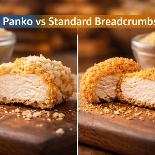 Panko vs Standard Breadcrumbs in Fried Chicken