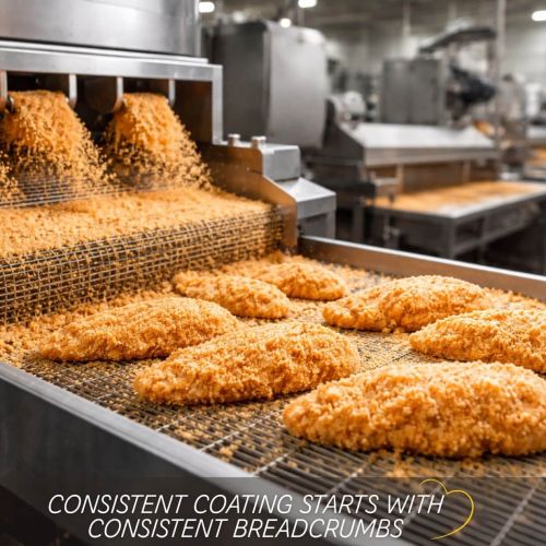 Color Consistency in Poultry Coatings Industrial Breadcrumb Solutions for Chicken Manufacturers